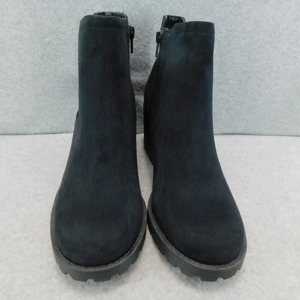 Sun + Stone Womens Black Morghan Ankle Boots Shoes Size 9M - Picture 4 of 11